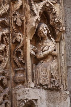 Particolare scultura Cattedrale di Altamura