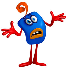 3d cartoon cute monster