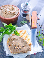 pate and bread