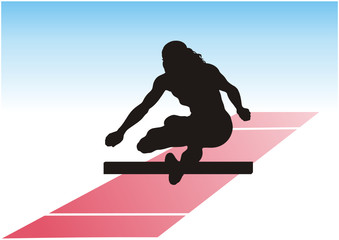 Leichtathletik - Hürdenlauf