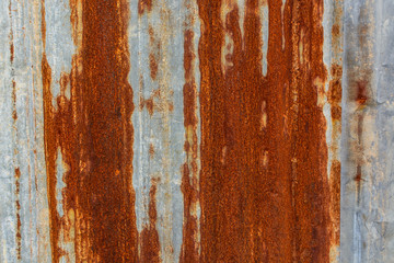 rusty corrugated iron metal texture