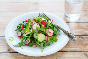 salad fresh on plate