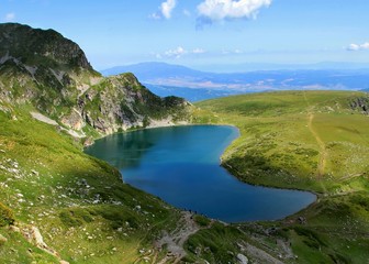 Fototapeta na wymiar Babreka lake - Seven Rila Lakes, Bulgaria