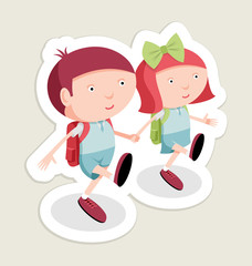 Children go to school