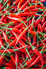 red hot spicy chillies pepper background