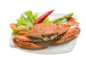 Boiled crab