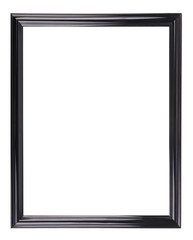 Isolated black picture frame