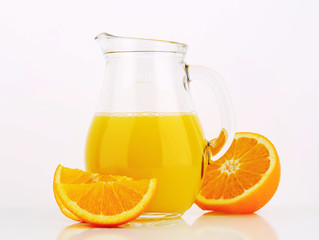 Jug of orange juice