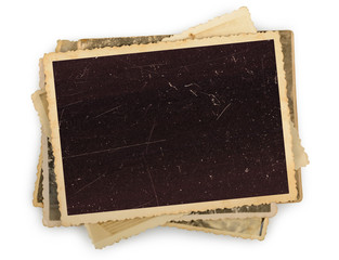 old photo isolated