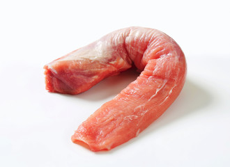 Raw pork tenderloin
