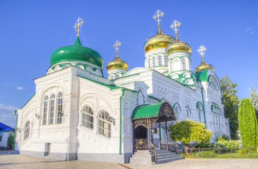 Fototapeta na wymiar Bogoroditsky monastery male Raifa Kazan Russia
