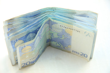 20 euro banknotes