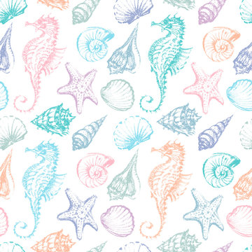 pattern of the sea creatures