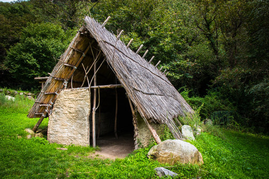 capanna preistorica - ricostruzione
