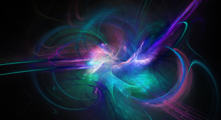 Abstract fractal background