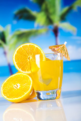  Orange cocktail drink