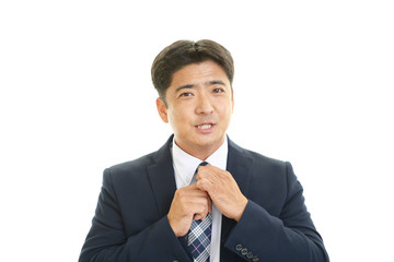 笑顔のビジネスマン