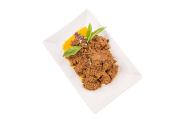 Malay Beef Rendang Dish