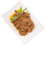 Malay Beef Rendang Dish