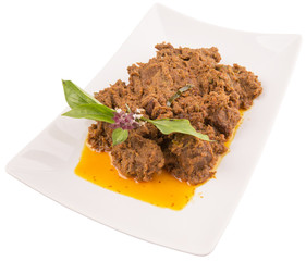 Malay Beef Rendang Dish