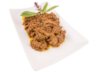 Malay Beef Rendang Dish