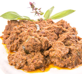 Malay Beef Rendang Dish
