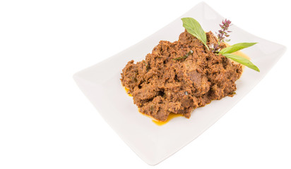Malay Beef Rendang Dish