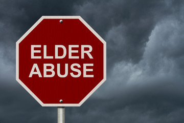 Stop Elder Abuse Sign