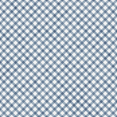 Medium Blue Gingham Pattern Repeat Background