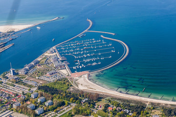 Warnemünde Hohe Düne Luftbild