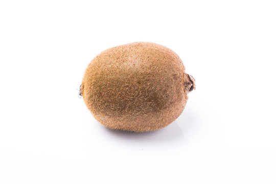 Kiwi fruit isolated on white background with space for your crea