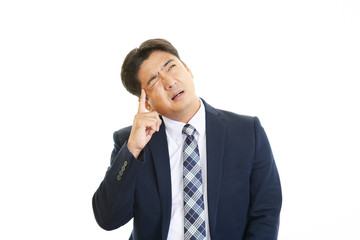 苦悩するビジネスマン