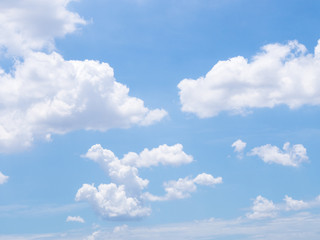 clouds in blue sky