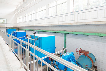 Modern urban wastewater treatment plant.