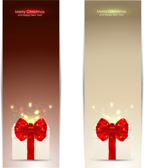 Merry X-mas and Happy New Year gift cards