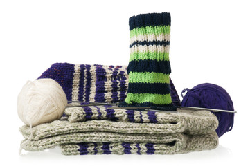 Knitted socks