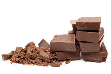 Pieces of chocolate