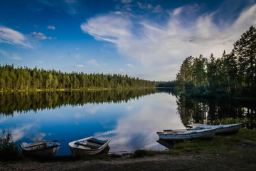 Fototapeta na wymiar Swedish Lakeview