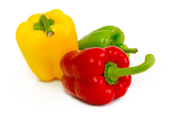 Group of ripe juicy peppers