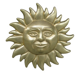The Face of the Sun with clipping path