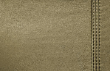 Beige, brown leather background or texture