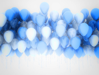 Party balloons background