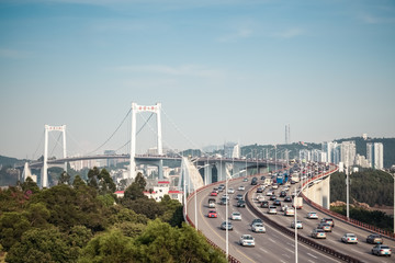 Obraz premium chinese xiamen haicang bridge