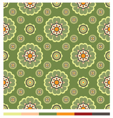 Seamless wallpaper patterns - floral series