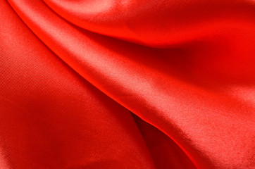 Texture red satin, silk background