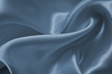 Texture blue satin, silk background