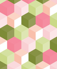 Obraz premium An abstract geometric vector background with blocks