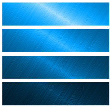 Blue Metal Banner