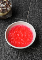 jelly and cake
