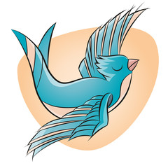 schwalbe tattoo vogel vektor illustration vorlage
